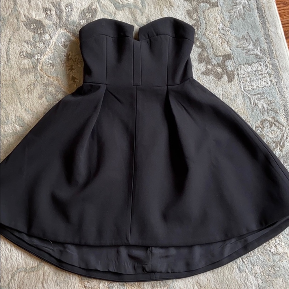 Keepsake Strapless Black Cocktail Dress Sz Small